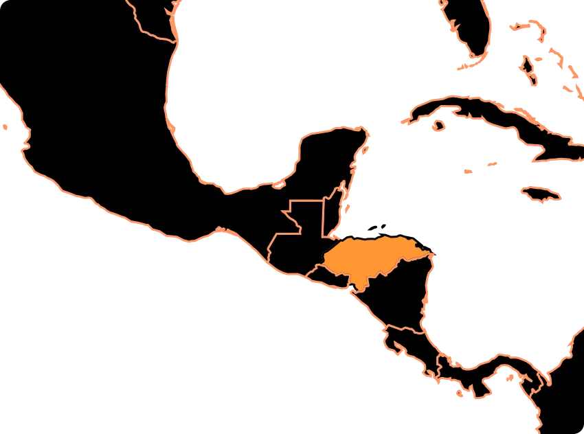 Mapa de Honduras